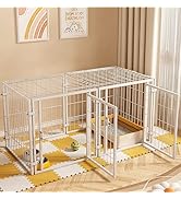 Amazon | ドックケージ 犬ケージ 中大型犬用 室内外兼用 ケージ ドック