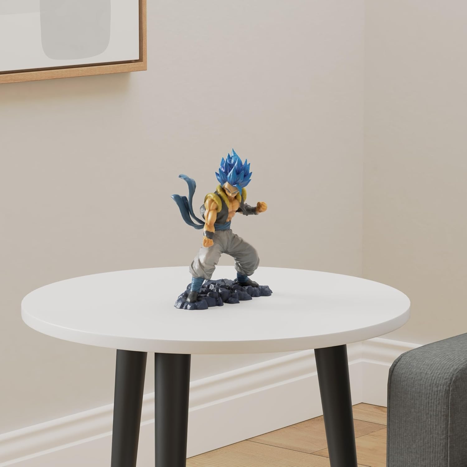 Banpresto 81843 Dragon Ball Z Dokkan Battle 5th Anniversary SSGSS Gogeta Figure, Multiple Colors