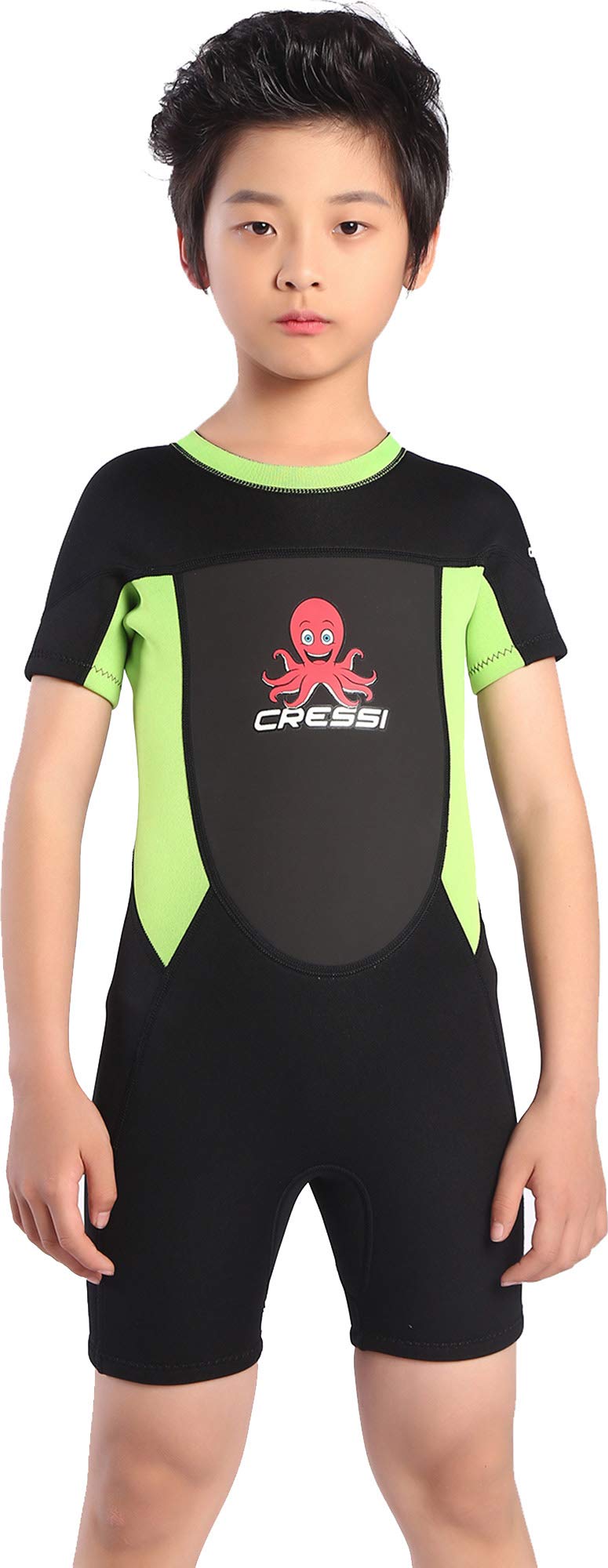 CRESSI Smoby Wetsuit, Muta Shorty in Premium Neoprene 2 mm Unisex Bambini