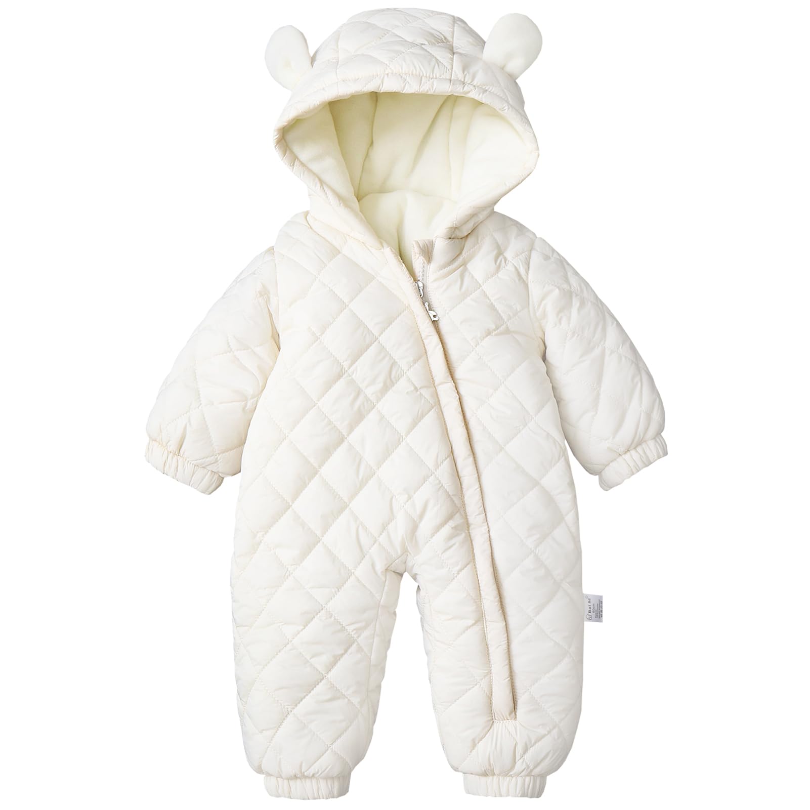 Traje de Nieve Bebé Niños Niñas Disfraz Mono Recién Nacido Engrosado Traje de Esquí con Capucha
