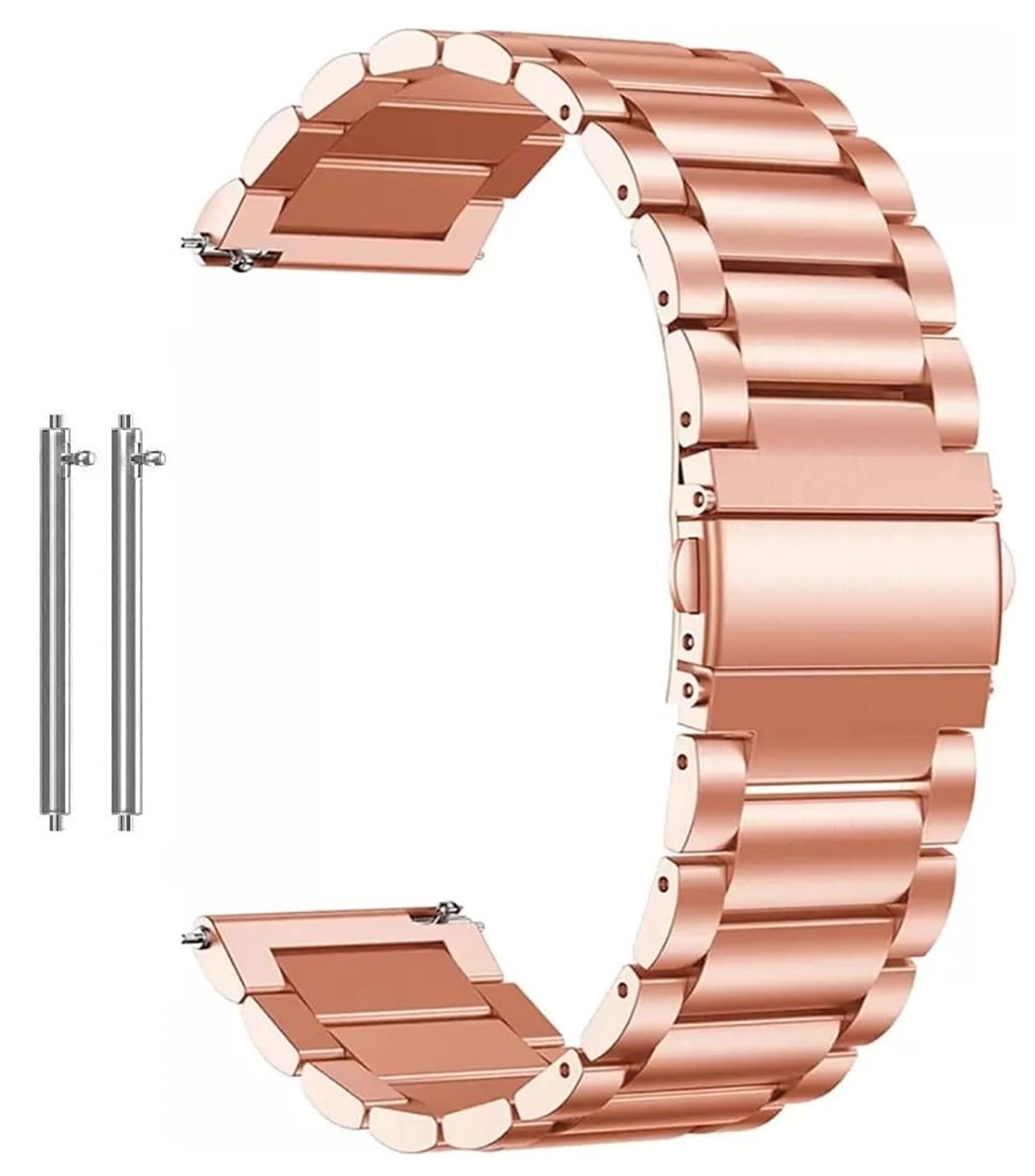 PEFKO PSS55 20MM Heavy Metal Chain Strap with Secure Lock Techonology Compatible with Amazfit GTS 2 Mini, Amazfit Bip, Amazfit GTS, Samsung Galaxy Watch & Watches with Lug Size 20mm Only (ROSE GOLD) (B0CNXX4QBH) Amazon Price History, Amazon Price Tracker