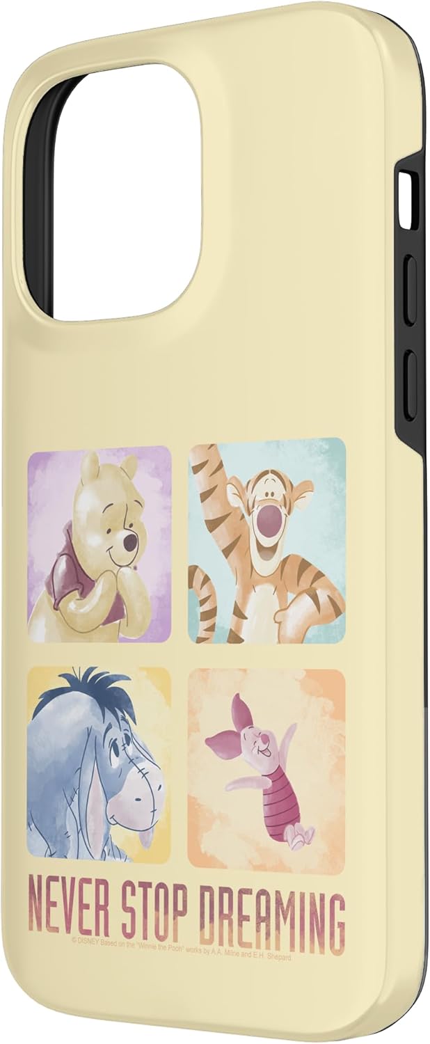 Disney Winnie The Pooh Group Shot Never Stop Dreaming Box Up Case for iPhone 14 Pro Max