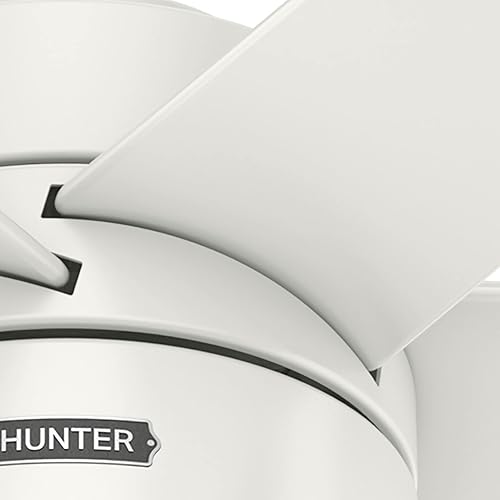 Miniatura 10 de Hunter Ventilador de techo Solaria blanco fresco de 60 pulgadas con kit de luz LED y control de pared