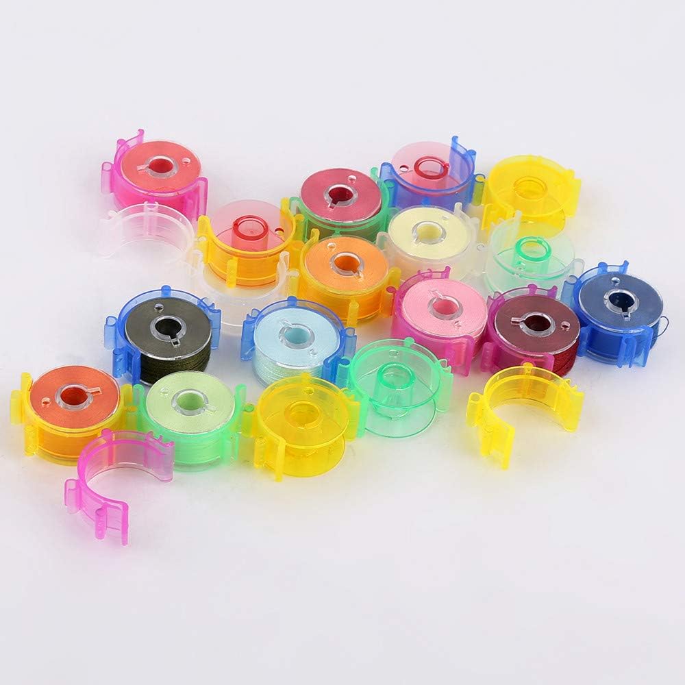 25Pcs Sewing Bobbin Small Clips Sewing Tool Accessory Color Thread Clips Holder Tool