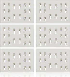 Ceramic Radiant Flame Tamer Replacement for Bakers & Chefs, SAMS & Turbo, Fiesta, Members Mark, Grand Hall Y0005XC, Y0101XC, Y0202XC Gas Grill Models, 8" x 7 1/4", 6 Pack