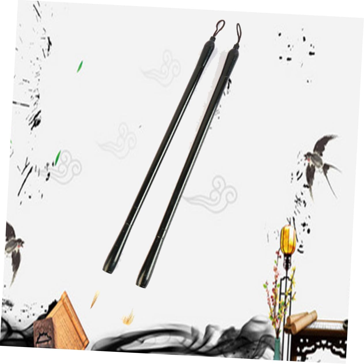3Pcs Chinese Calligraphy Brush Pen Set for Beginners Soft and Hard Tip Ink Brushes Metal Handles for Art Writing and Sumi Practice