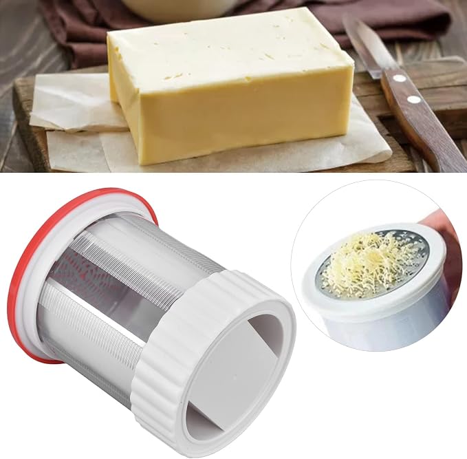 Rallador de Queso con Mango de Acero Inoxidable y Plástico miniatura 6