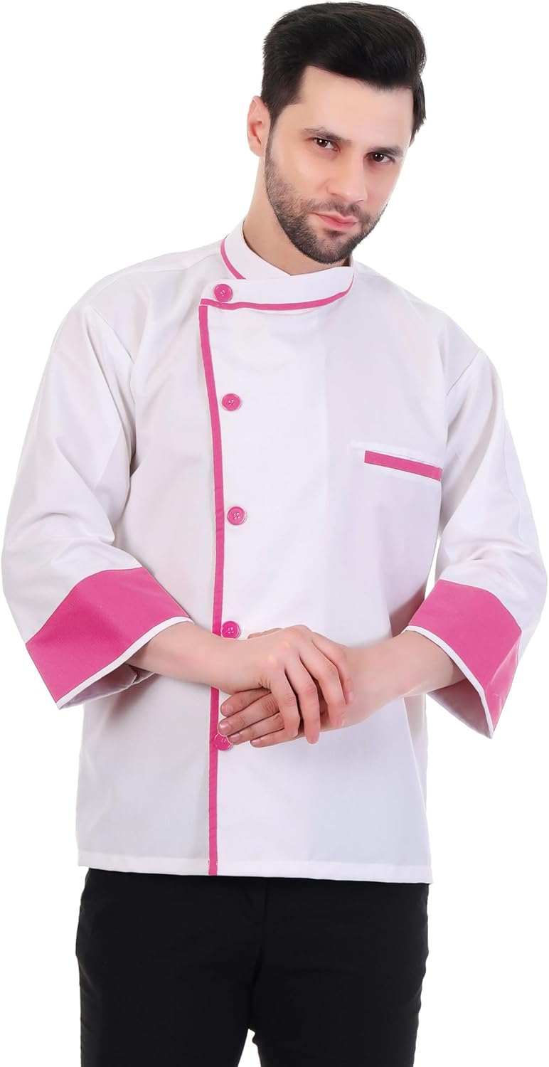 CT-10 White Chef Jacket | Chef Coat | Chef Uniform for Men | Light Weight Chef Dress for Kitchen