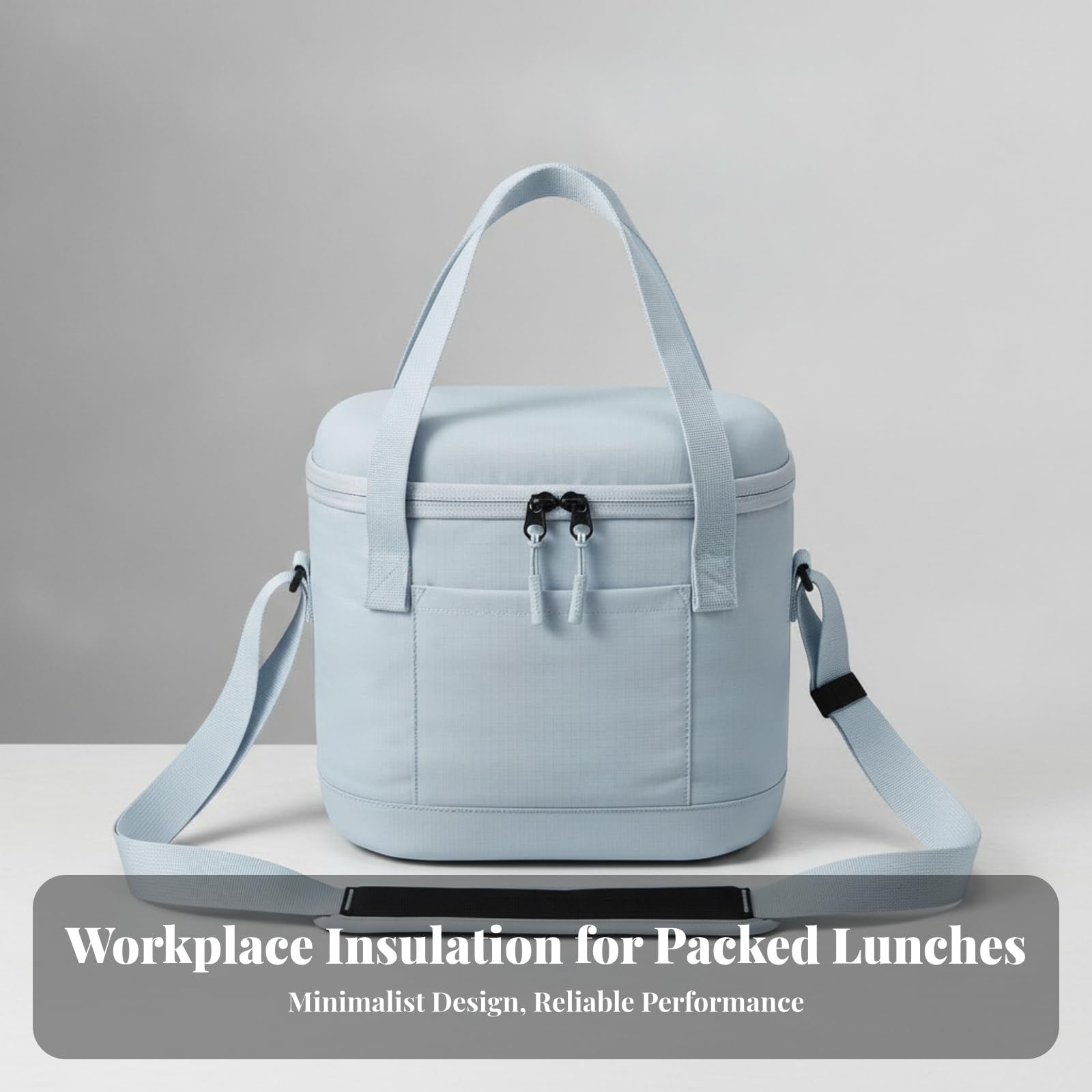 Borsa Termica con Tracolla Impermeabile | Isolante, Borsa Termica Ovale in Tessuto Oxford, Antistrappo, per spuntino-, Lavoro