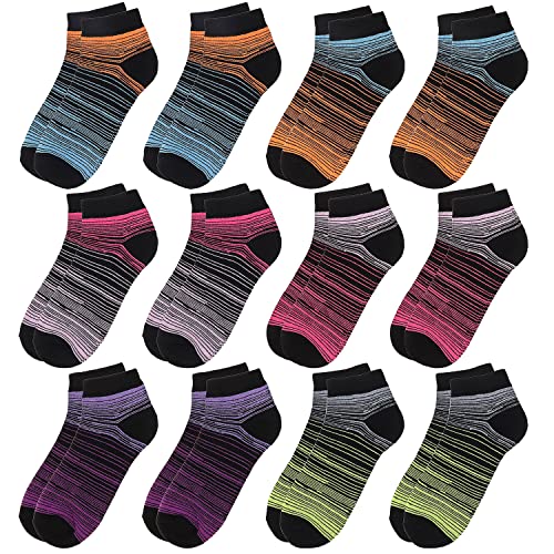 Chaussettes femme taille 40-45 en lot de 12 paires aux coloris assortis