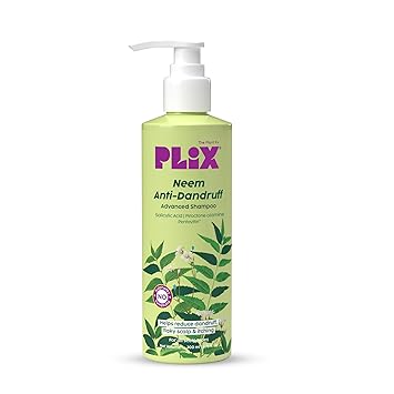 The Plant Fix Plix Neem Anti-Dandruff Advanced Shampoo | Piractone Olamine & Pentavitin Paraben & Sulphate Free | For Men & Women | 200ml - image, photos