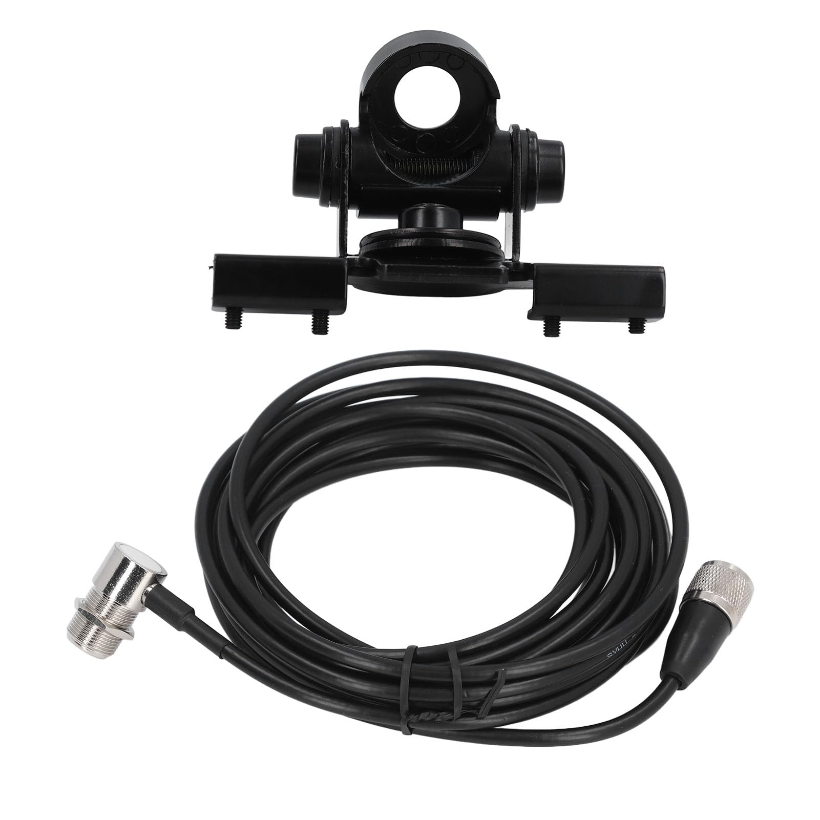 Support d'Antenne Radio Mobile Réglable 360° avec Câble Coaxial PL259 16,4 Pieds pour Nagoya RB 400 Vertex