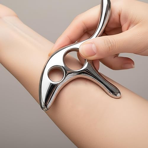 Miniatura 8 de BYYDDIY Gua Sha - Herramienta de masaje de punto de activación, protector de pulgar, masaje de tejido profundo, herramienta raspadora muscular (T)