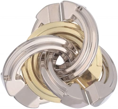 Miniatura 1 de BePuzzled  Cyclone Hanayama Metal Brainteaser Puzzle Mensa Nivel 5, para edades de 12 años en adelante