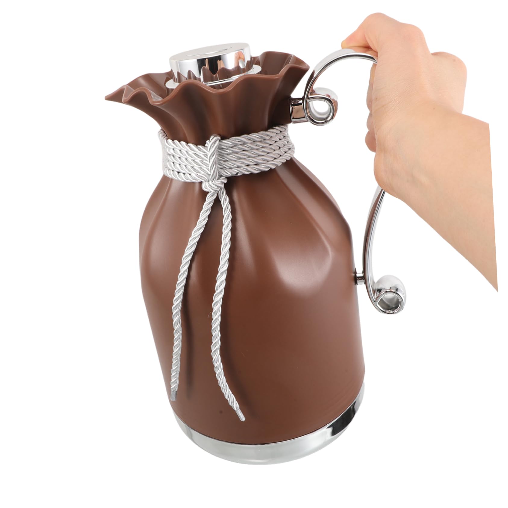 VALICLUD Termo De Gran Capacidad Jarra Térmica Para Té Interior De Vidrio Para Oficina Viajes y Picnic Para Líquidos Calientes y Bebidas Tetera Térmica