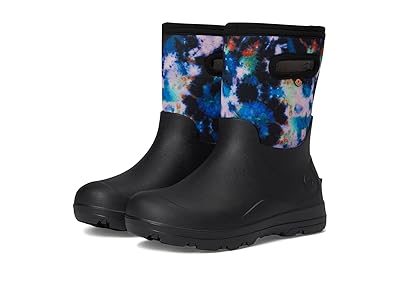 Bogs Kids York Seamless - Tie Dye (Toddler/Little Kid/Big Kid) Kids Shoes Black : 10 Toddler M, Synthetic