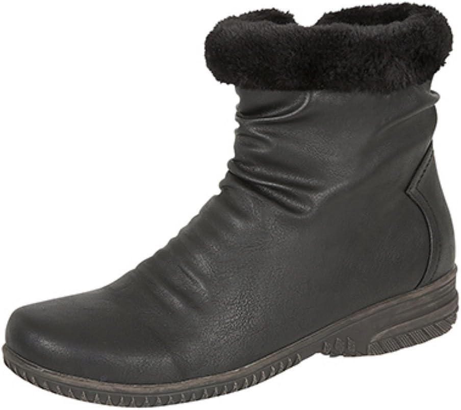 L154A-6 Black Ankle Boot