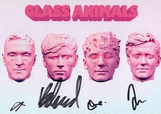 GLASS ANIMALS BAND SIGNED AUTOGRAPH 4X6 DREAMLAND PROMO PHOTO POSTCARD - RARE