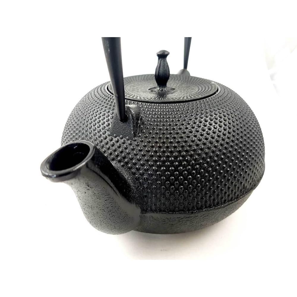 Kuro - Tetera de hierro fundido (1 L), color verde