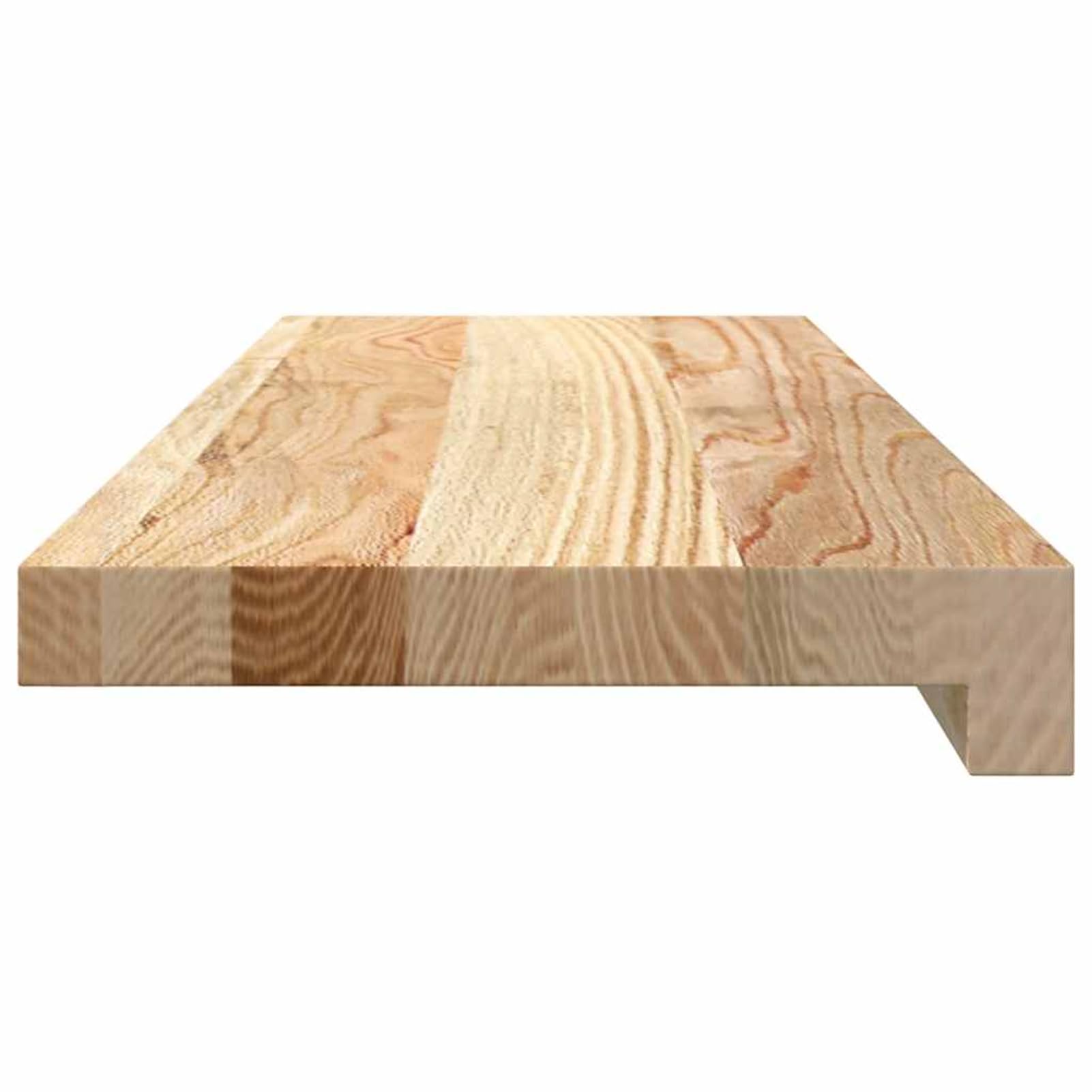 Eichenholz Fensterbank - Naturlook, 70x20x2 cm, für Bücher und Deko Model4009093