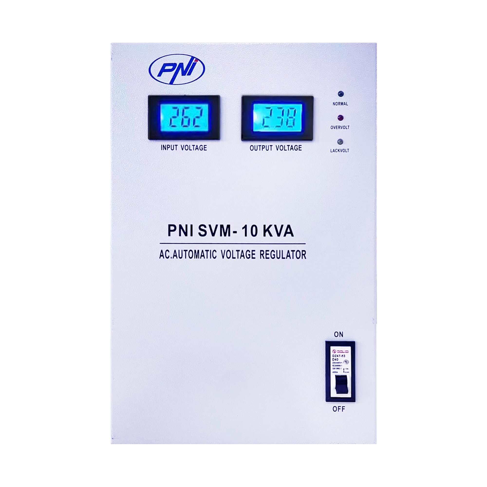 Estabilizador de voltaje PNI SVM-10K con servomotor de 10000VA, 8000W, salida de 230V, Estabilizador de tensión 10000VA