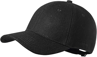 TITECOUGO Baseball Cap Structured and Unstructured Fitted Novelty Wool Hat Adjustable for Mens Womens