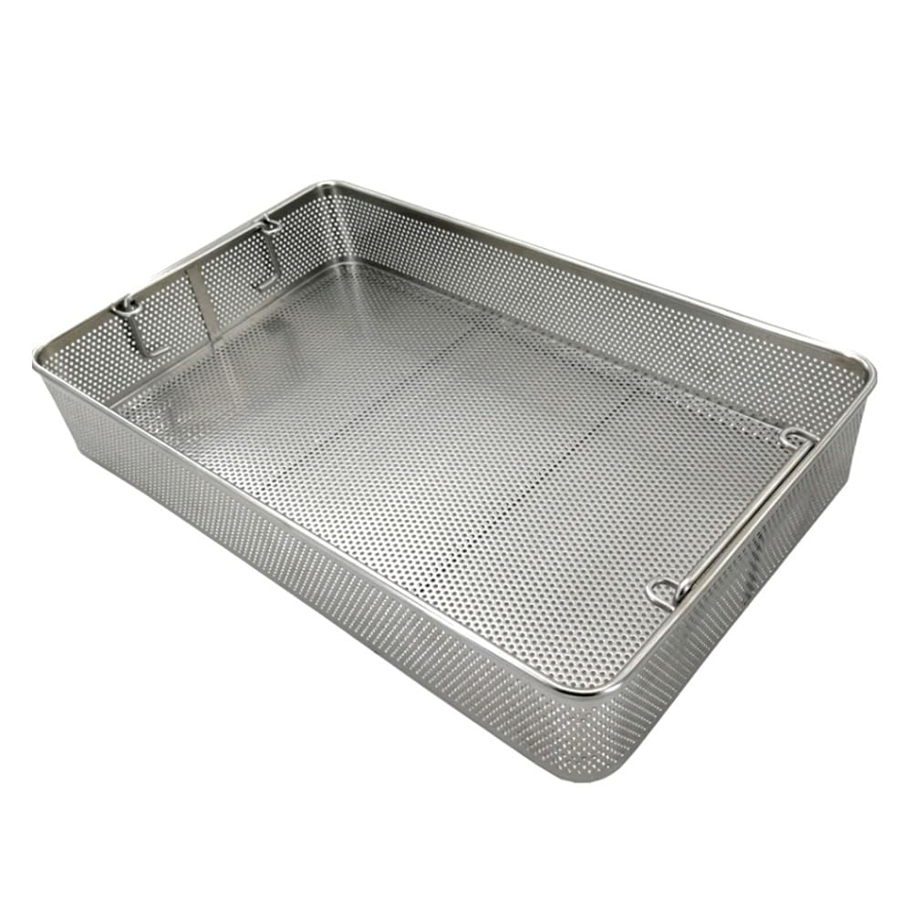 Cestas de esterilización, Malla desinfectante de Acero Inoxidable para Instrumentos médicos y de Laboratorio.