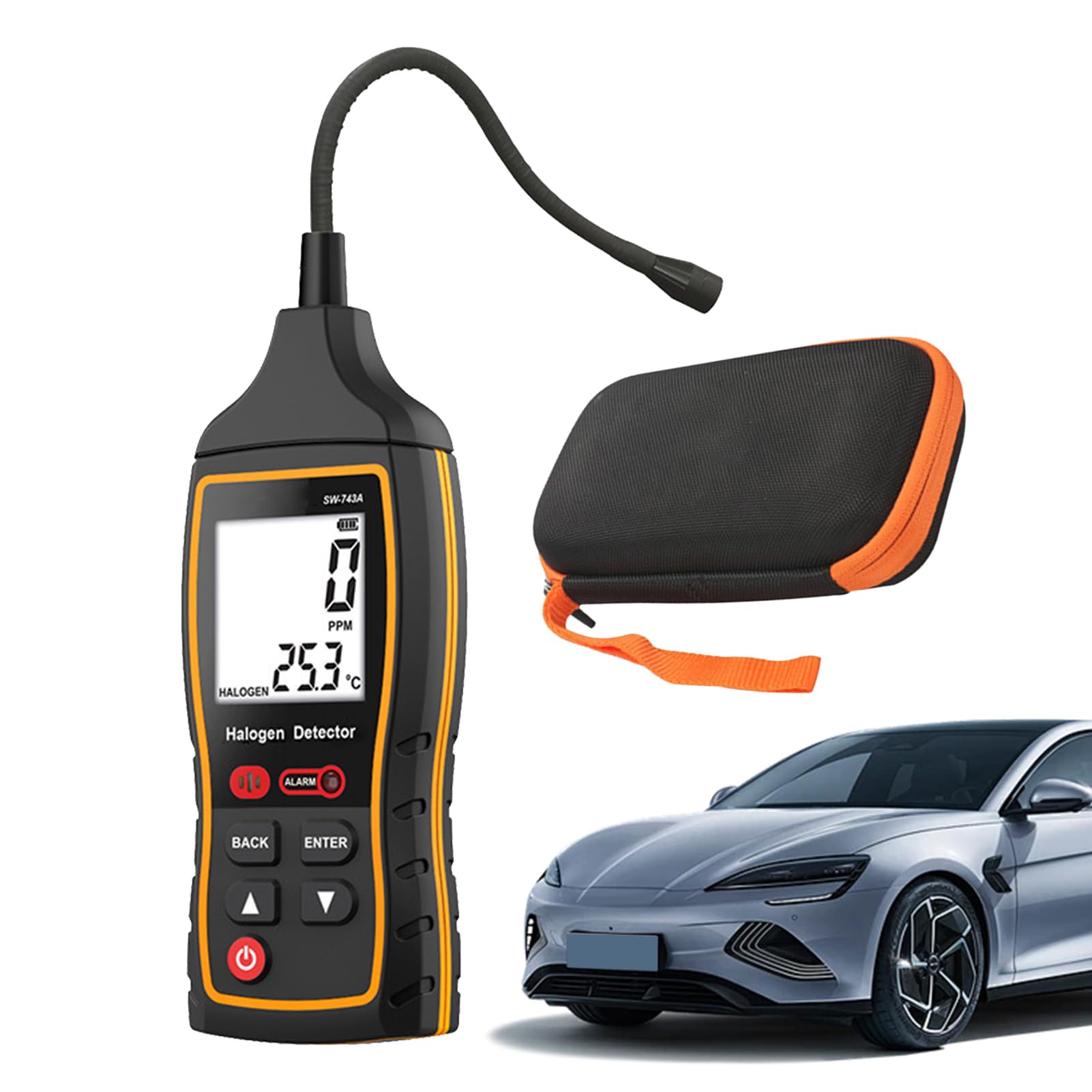 Sniffer Climatizzatore Gas Riparazione Auto-Diagnostica Dispositivo Manutenzione Freon Apparecchio elettrico Amanti Maschi Recensione di Raffreddamento