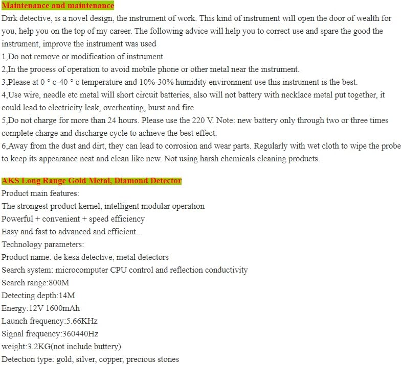 AKS-GoldDetector LongRange 3D MetalDetector