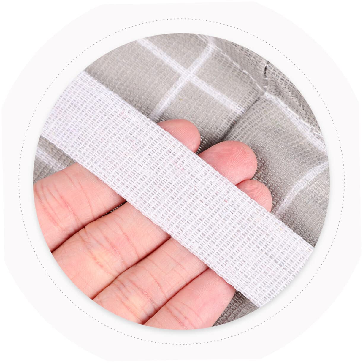 TOYANDONA Cesta de Algodón Cuadrada de Mesa, 6 Unidades, Plegable | Tela Suave, Estilo Nórdico, Patrón Delicado, para Almacenamiento Diario y Cesta Festiva