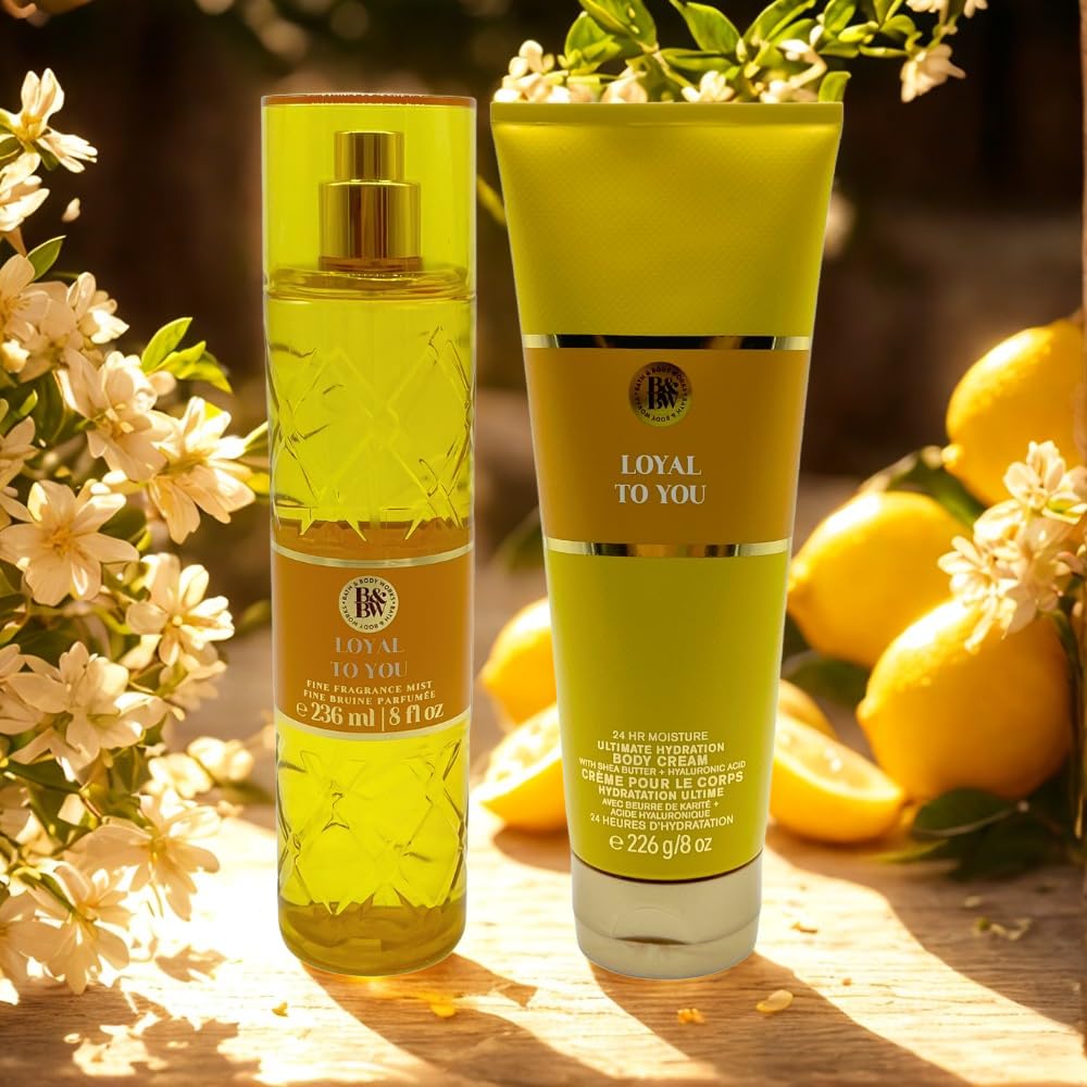 Bath & Body Works LOYAL TO YOU Fine Fragrance Mist & Ultimate Hydration Body Cream 2-piece Gift Set with a Red Bow for Holidays - Full Size - Image 6
