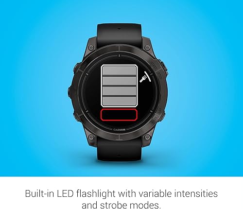 Miniatura 5 de Garmin epix Pro (Gen 2) Edición Zafiro, 47mm, Reloj inteligente de alto rendimiento, Tecnología de entrenamiento avanzada, Linterna incorporada,