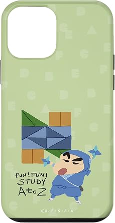 iPhone 12 mini Crayon Shin-chan FUN! FUN! STUDY A to Z N Case