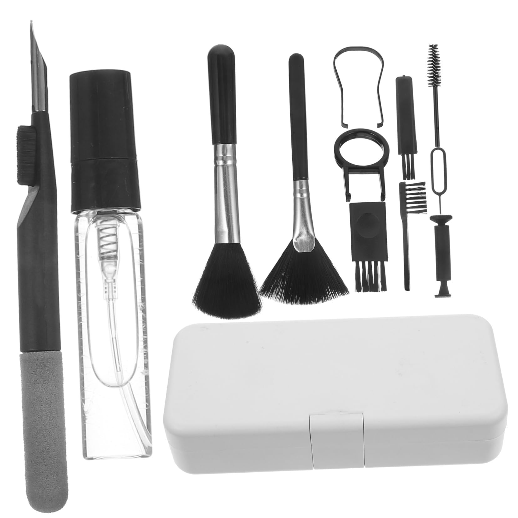 Cabilock 2 Juegos Equipo de Limpieza Limpiador portátil Limpio Kit de Limpieza Electronica Herramienta de electrónica Herramientas de de Auriculares Fibra extrafina