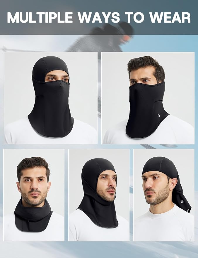 Balaclava para esquí resistente al agua para hombre y mujer miniatura 5