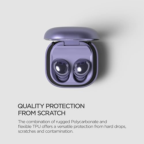 Miniatura 7 de VRS Design Compatible con Galaxy Buds FE (2023), Buds2 Pro Case (2022)  Galaxy Buds 2 Case (2021)  Galaxy Buds Pro Case (2021)  Buds Live, carcasa
