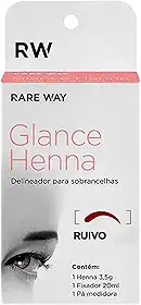 RARE WAY GLANCE HENNA RUIVO 3,5G