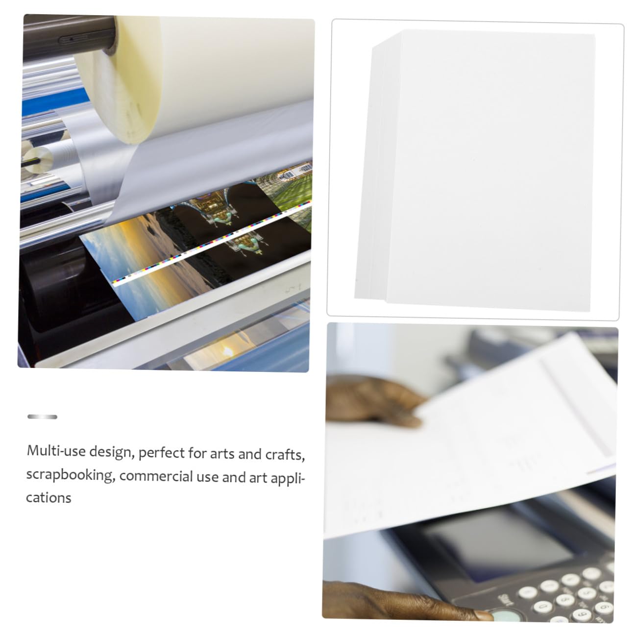 Papel de Impresión A5 Blanco 70g, 500 Hojas para Oficina
