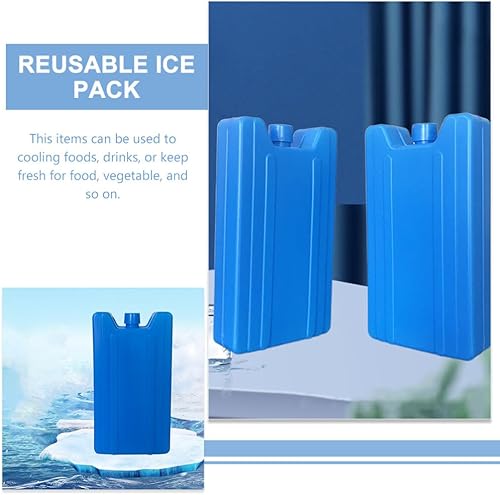 Miniatura 9 de Yardwe Congelador plástico fresco de la caja de hielo de la placa giratoria del congelador de las cajas de hielo 4pcs