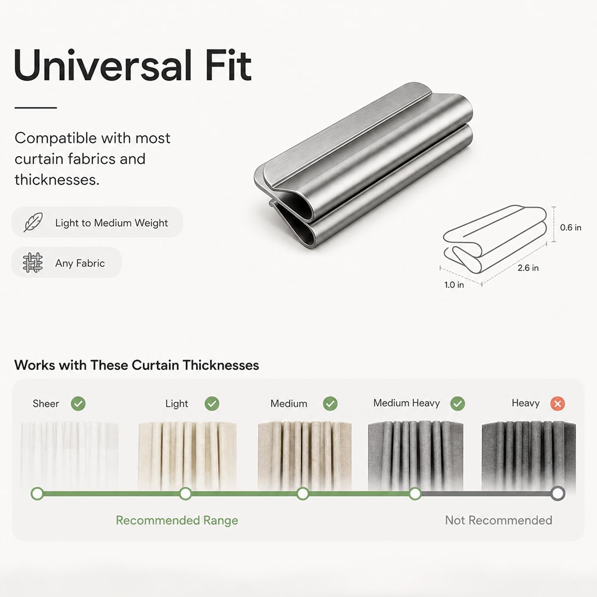 15 Pairs Curtain Magnets Closure, Magnetic Curtain Clips,Magnets for Curtains - Detachable, Keep Closed,Privacy Protection for Patio, Bedroom, Shower Liner