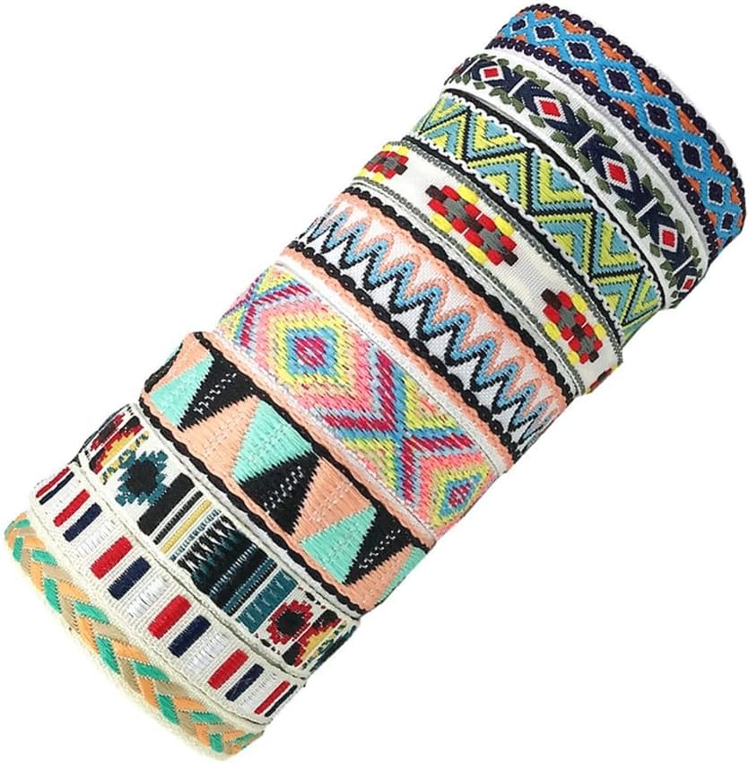 Set of 10 Bohemians Handmade Braided Bracelet Colorful Woven Friendship Bands Adjustable Wristband for Women and Teens