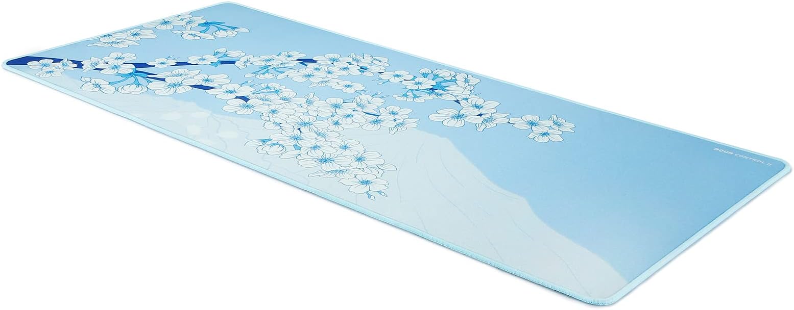 X-Raypad Aqua Control 2 Sakura Gaming Mouse Pad, Ultra-High Precision Mouse Pad with Perfect Speed and Control Capability, Consistent X and Y Glide, Designed for Fps Players with Low DPI Requirements