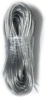 Trunking Solid LED Lamp Holder Cable 22AWG 24AWG 26AWG 30AWG Flower Line 2 Core Clear Transparent Color All Copper Flat Parallel Wire Connector Loom (Color : Gold Silver, Size : 10meter 30 AWG)