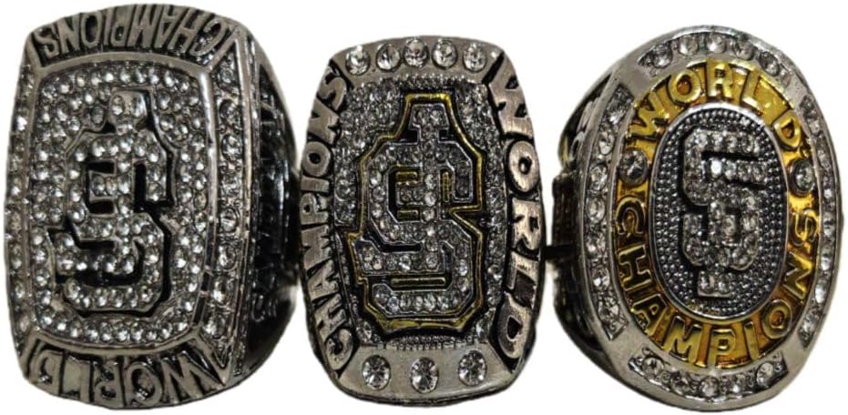 CLASSIC SERIES 2010 2012 2014 BASEBALL CHAMPIONSHIP RING GiantTeam Luxury #Rarity Commemorative Sports Fan Detail Gift - Glory Collect Various Festivals Occasions with Sandalwood Box