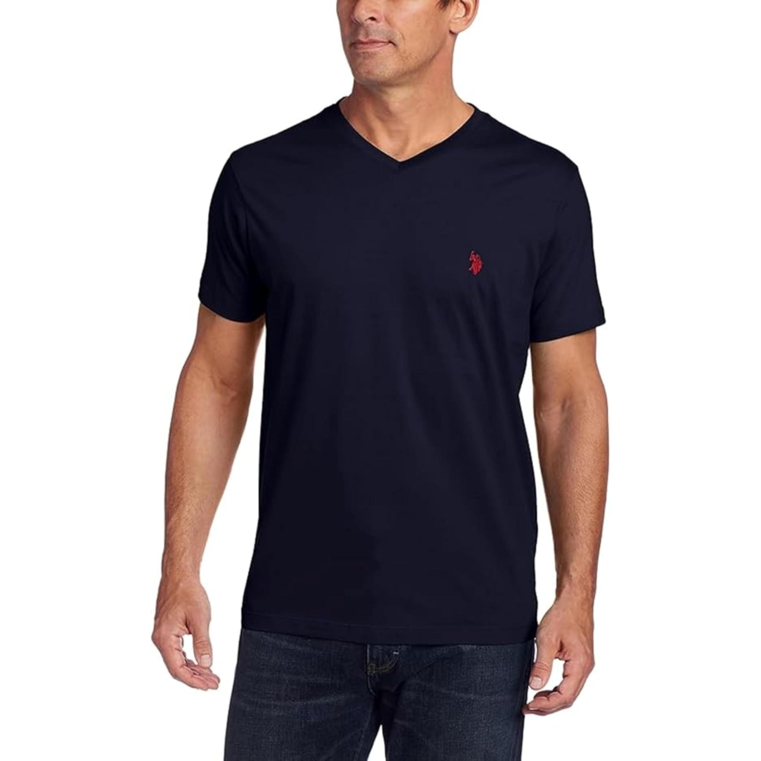 U.S. Polo Assn. Men's Solid V‑Neck T-Shirt