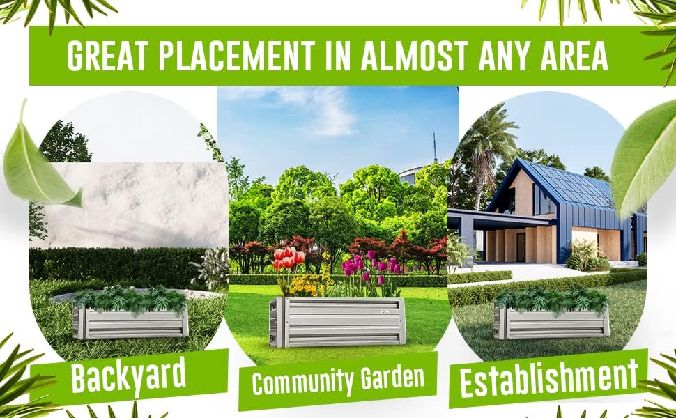 Miniatura 5 de Macetero Direct Direct - Macetero de metal de 2 x 6 x 18 pulgadas  Cama de jardín elevada de metal duradero en acero Galvalume  Colores