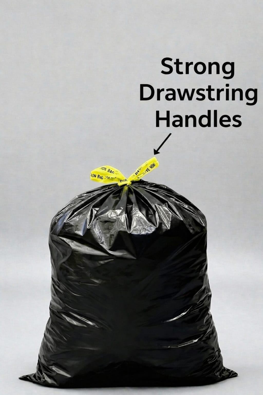 Premium Drawstring Garbage Bags - 60 Count -4