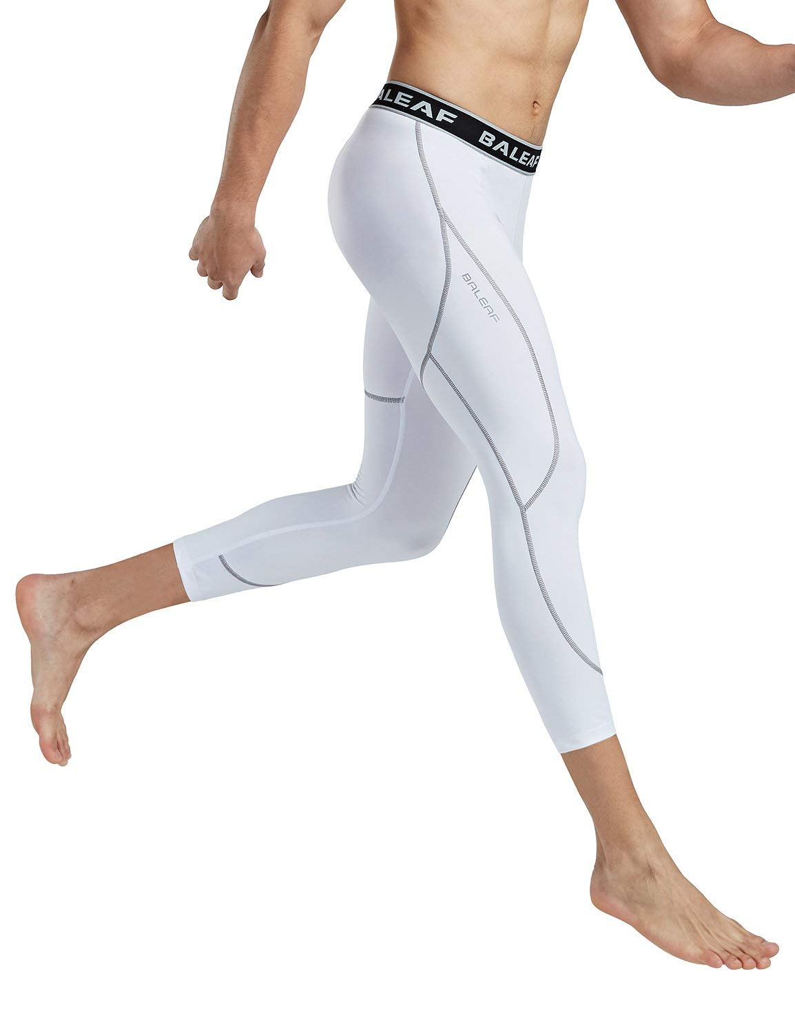 Baleaf Mens Compression Pants Running Tights Sports Leggings Quick