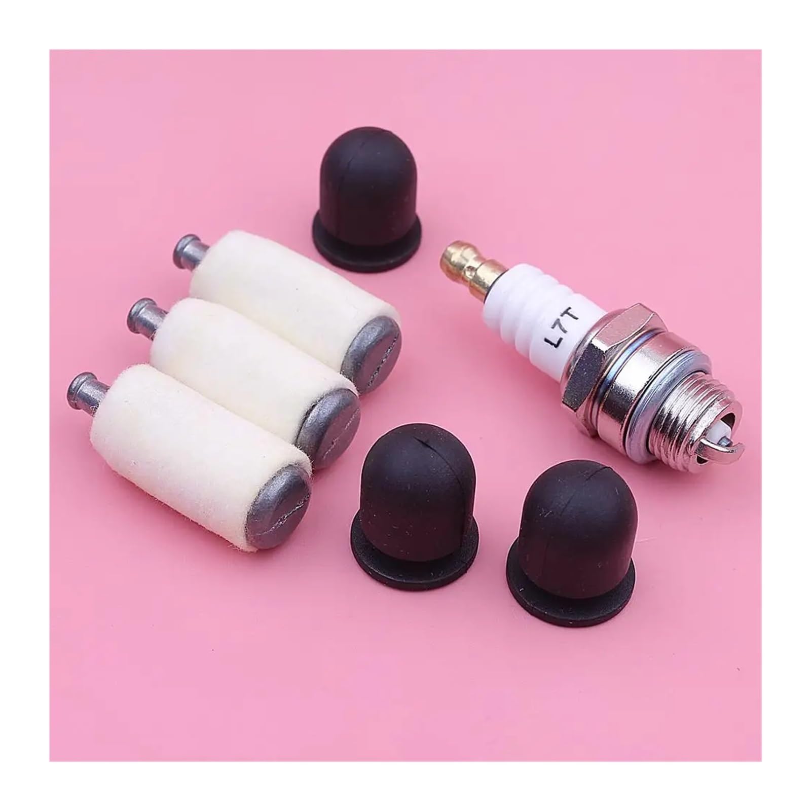 Kit de Repuesto de carburador con Filtro de Combustible y cebador for TD18, TD24, TG33 (49043-2065) con bujía