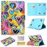 Uliking Universal Case for 7-8 inch Tablet, Synthetic Leather Folio Stand Protective Cover with Card...